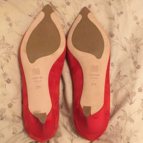 M.M. Lafleur The Lillian Pump In Vermillion - Picture 2 of 6